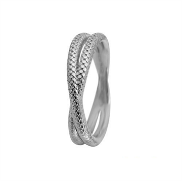 Christina Jewelry & Watches - Twin Snake ring - sølv 800-1.11.A